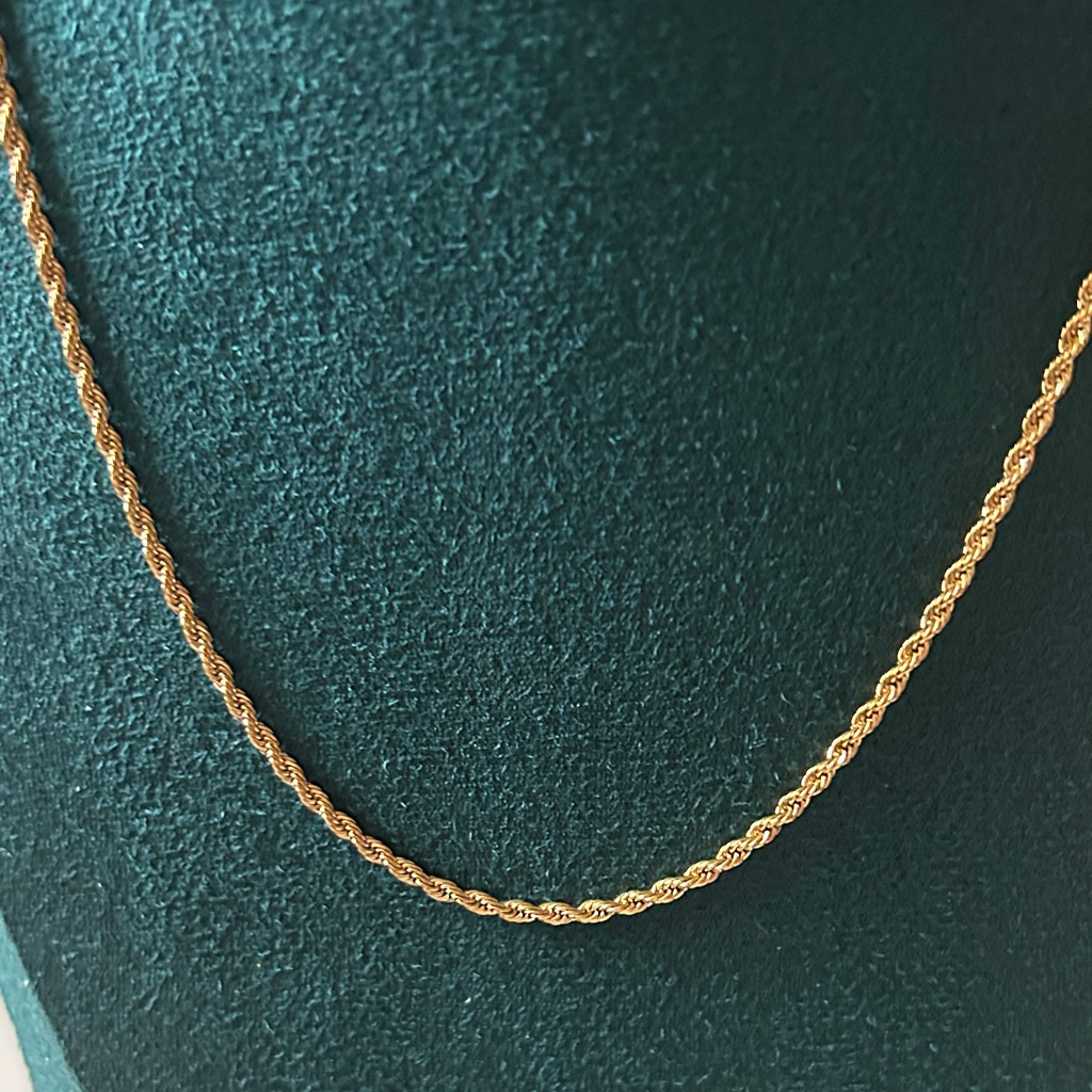 Classic Gold Rope Necklace
